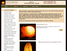 Tablet Screenshot of paksalts.com